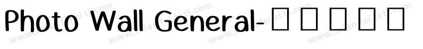 Photo Wall General字体转换